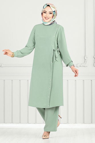 moda selvim Combined 9145PL940-M Light Mint - Thumbnail