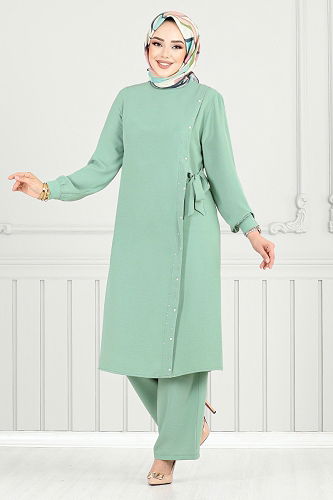 moda selvim Combined 9145PL940-M Mint - Thumbnail