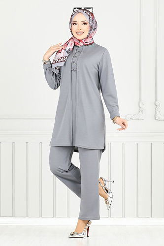 moda selvim Combined 9146PL940-M Anthracite - Thumbnail