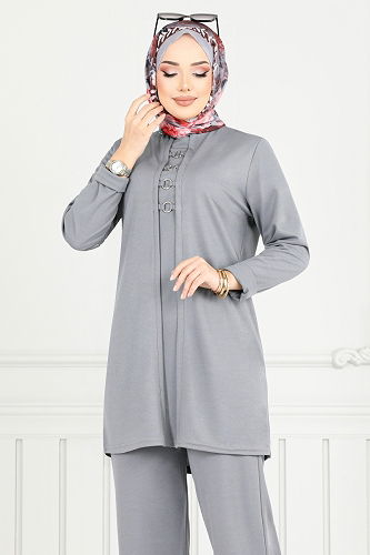 moda selvim Combined 9146PL940-M Anthracite - Thumbnail