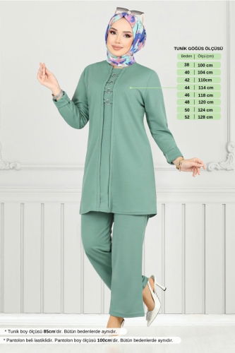 MRV P.L. - طقم أخضر باهت 9146PL940-M