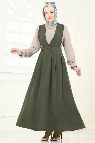 moda selvim طقم رؤية مفتوحة وخاكي 9152PL940-M - Thumbnail