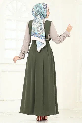 moda selvim طقم رؤية مفتوحة وخاكي 9152PL940-M - Thumbnail