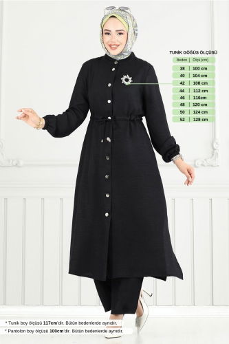 MRV P.L. - طقم أسود 9154PL940-M