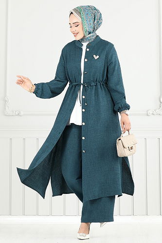 moda selvim طقم بترولي 9154PL940-M - Thumbnail