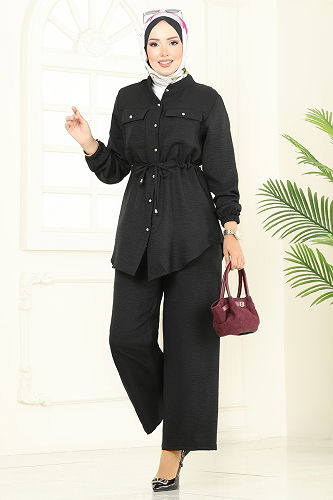 moda selvim Combined 9159PLK541 Black - Thumbnail