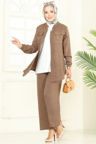 P.L.K. - طقم بيج غامق 9159PLK541