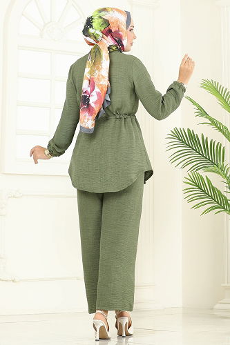 moda selvim Combined 9159PLK541 Khaki - Thumbnail