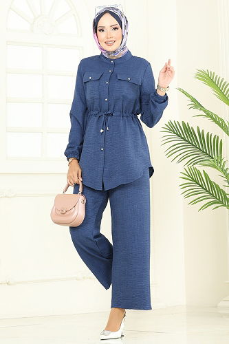 moda selvim Combined 9159PLK541 Navy Blue - Thumbnail