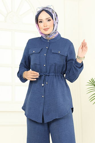 moda selvim Combined 9159PLK541 Navy Blue - Thumbnail