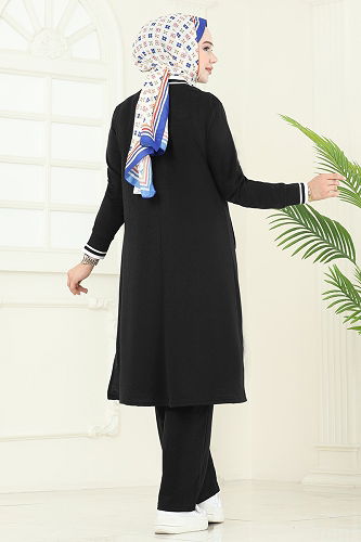 moda selvim Combined 9161PLK541 Black - Thumbnail