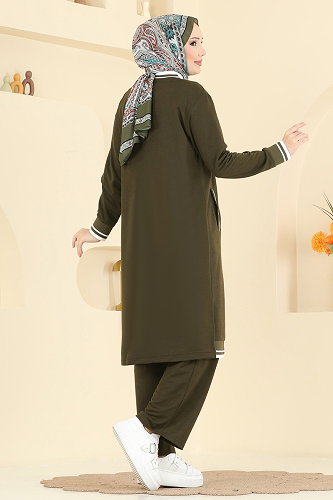 moda selvim Combined 9161PLK541 Khaki - Thumbnail