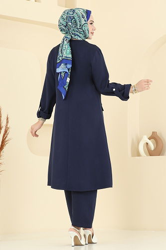 moda selvim Combined 9163PLK541 Navy Blue - Thumbnail