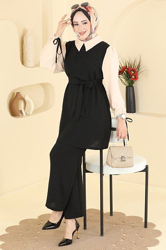moda selvim Combined 9237PLK541 Black - Thumbnail