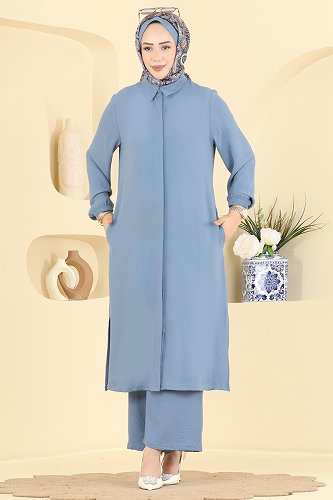 moda selvim Combined 9240PLK541 Blue - Thumbnail