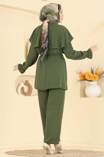 moda selvim Combined 9244PLK541 Khaki - Thumbnail