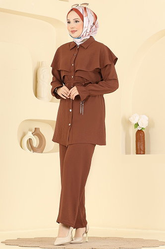 moda selvim Combined 9244PLK541 Tan - Thumbnail