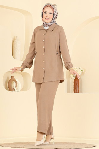 moda selvim Combined 9245PLK541 Latte - Thumbnail
