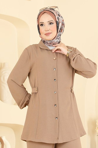 moda selvim Combined 9245PLK541 Latte - Thumbnail