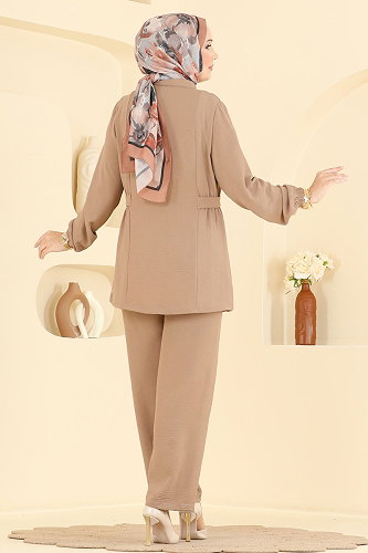 moda selvim طقم لاتيه 9245PLK541 - Thumbnail