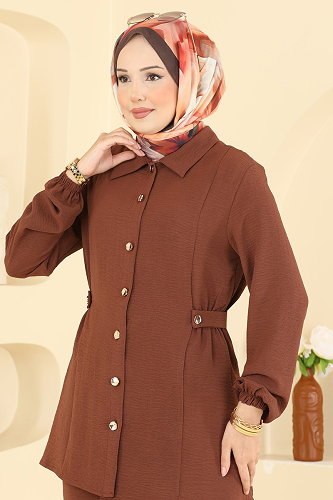 moda selvim Combined 9245PLK541 Tan - Thumbnail
