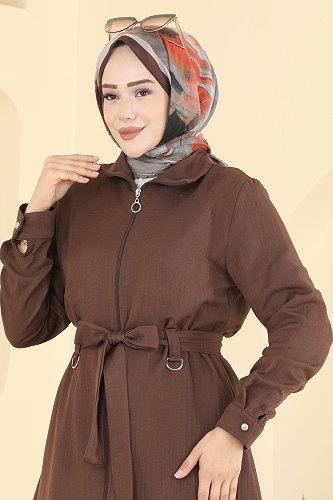 moda selvim Combined 9252PLK541 Brown - Thumbnail