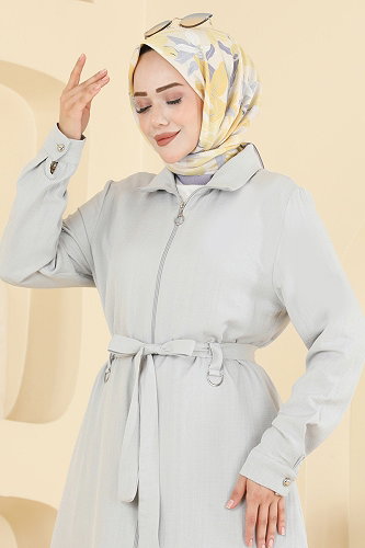 moda selvim Combined 9252PLK541 Gray - Thumbnail