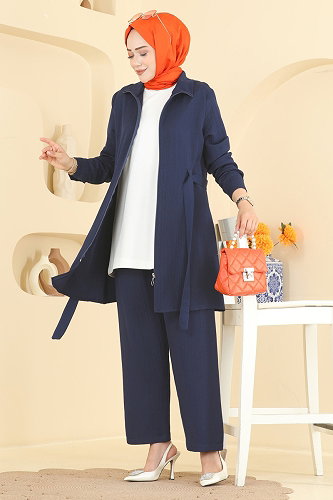 moda selvim Combined 9252PLK541 Navy Blue - Thumbnail