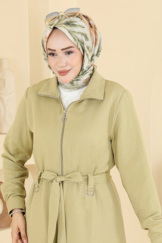 moda selvim Combined 9252PLK541 Oil Green - Thumbnail