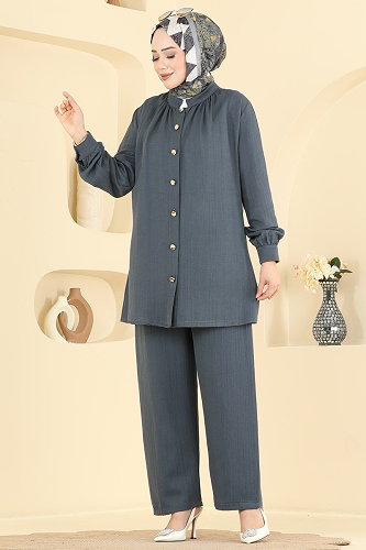 moda selvim Combined 9253PLK541 Anthracite - Thumbnail