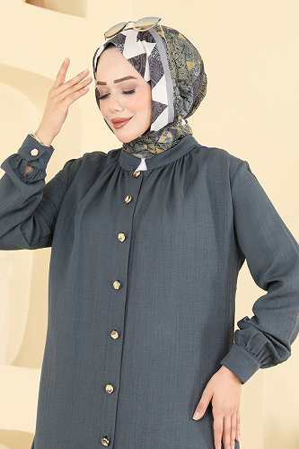 moda selvim Combined 9253PLK541 Anthracite - Thumbnail
