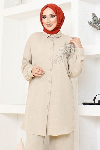 moda selvim Combined AFL4190-M Beige - Thumbnail