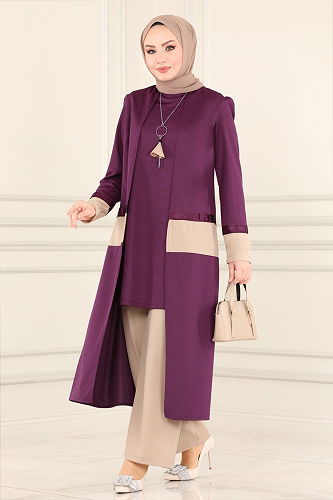 moda selvim طقم توتي ASM2325-M - Thumbnail