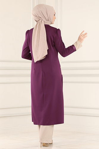 moda selvim Combined ASM2325-M Purple - Thumbnail