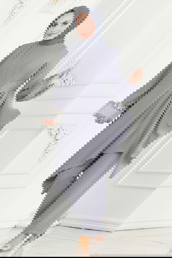 Modaselvim NET 20%+20% DISCOUNT IN THE CARD Combined ASM2527 Gray