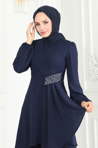 moda selvim COMBINED ASM2527 Navy Blue - Thumbnail