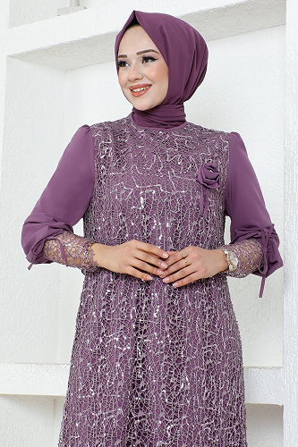 moda selvim Combined ASM2547-M Lilac - Thumbnail