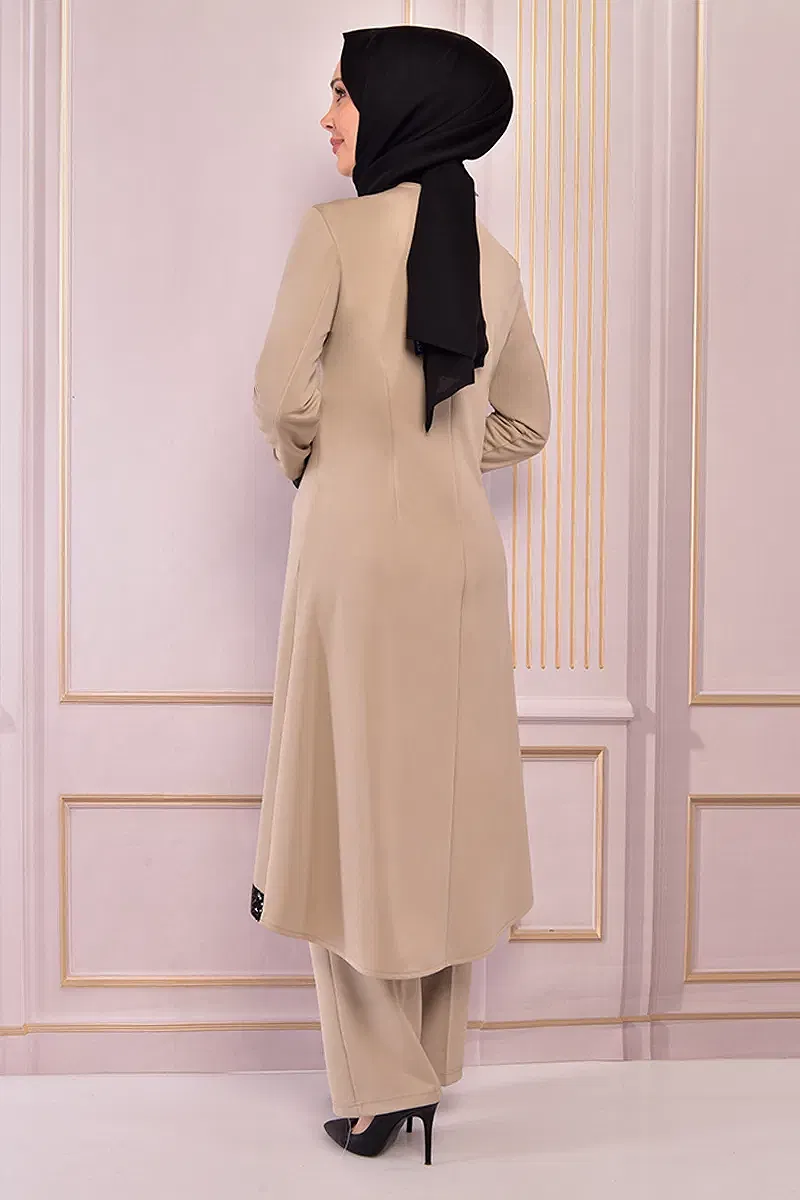 moda selvim Combined ASM2559-M Beige - Thumbnail