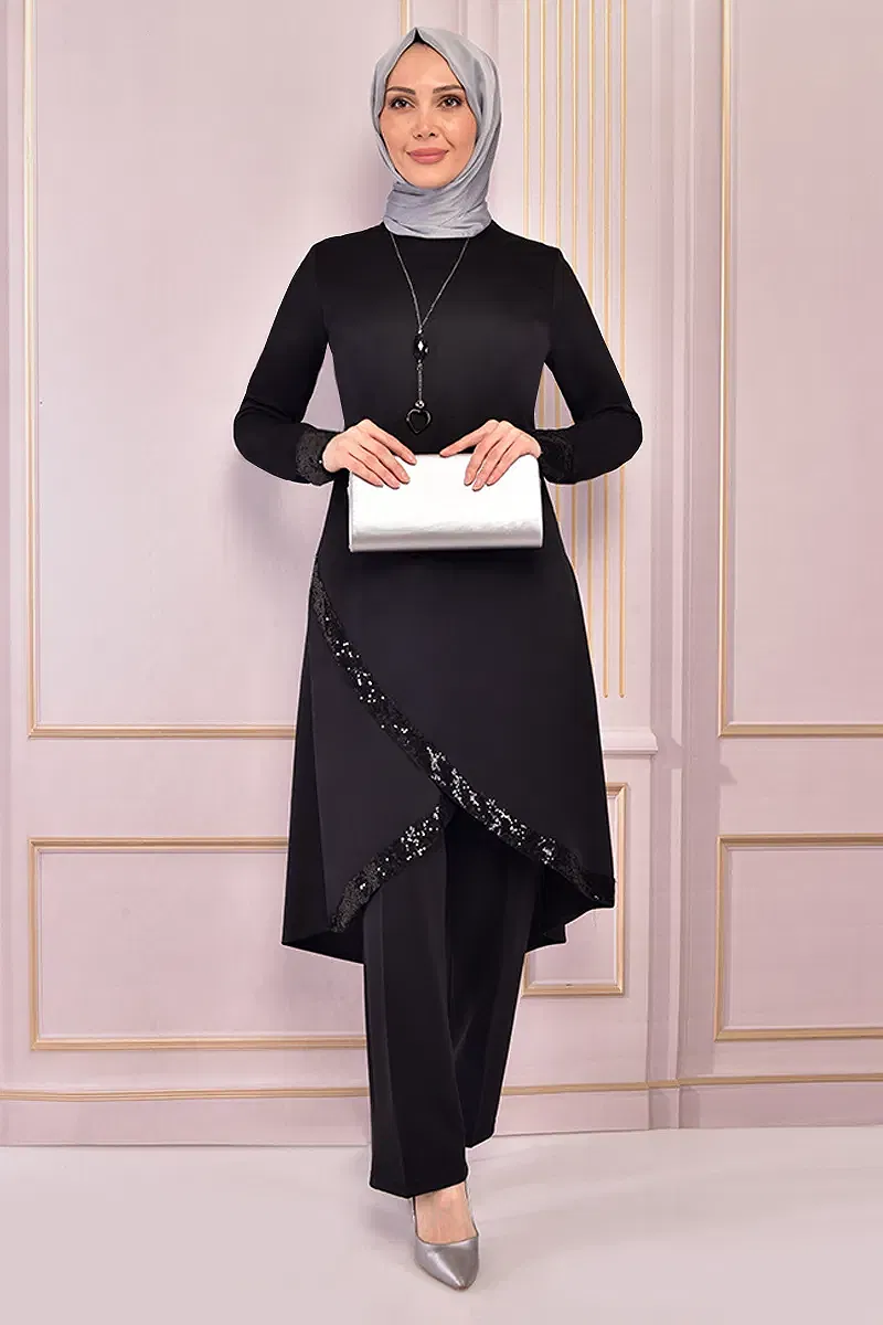 moda selvim Combined ASM2559-M Black - Thumbnail