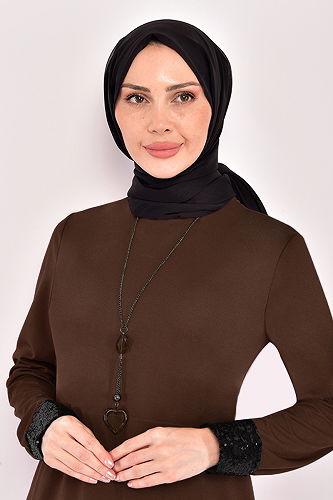 moda selvim Combined ASM2559-M Brown - Thumbnail