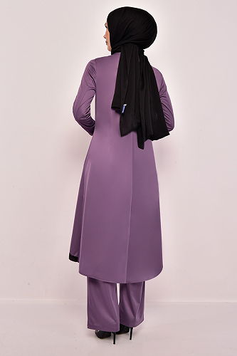 moda selvim Combined ASM2559-M Lilac - Thumbnail