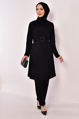 moda selvim Combined ASM2578-M Black - Thumbnail