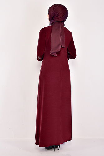 moda selvim Combined ASM2600-M Burgundy - Thumbnail