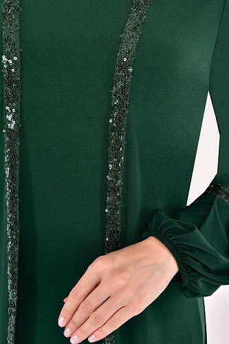 moda selvim طقم زيتي ASM2600-M - Thumbnail