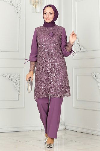 moda selvim Combined ASM2616 Lilac - Thumbnail