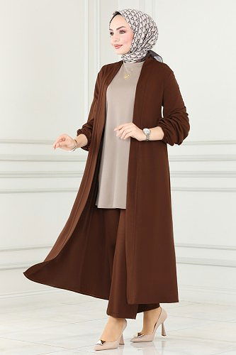 moda selvim Combined ASM2649 Brown & Vision - Thumbnail