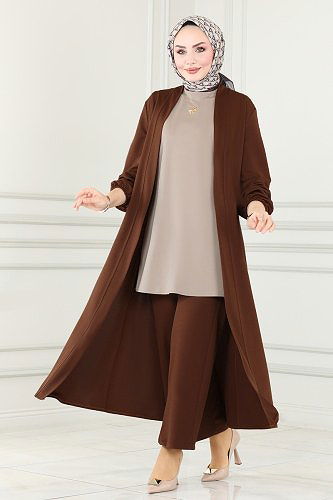 moda selvim Combined ASM2649 Brown & Vision - Thumbnail