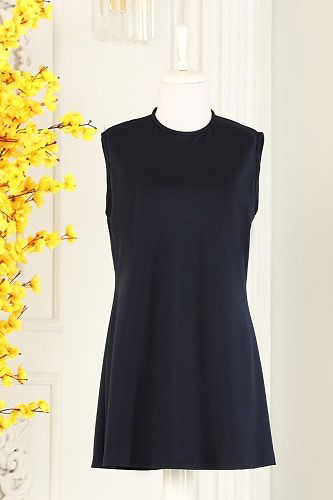 moda selvim Combined ASM2649 Gray&Navy Blue - Thumbnail