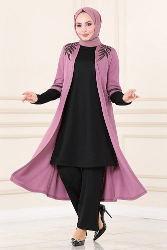 moda selvim Combined ASM2668 Rose Dried & Black - Thumbnail