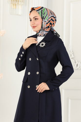 moda selvim Combined ASM2686 Navy Blue - Thumbnail